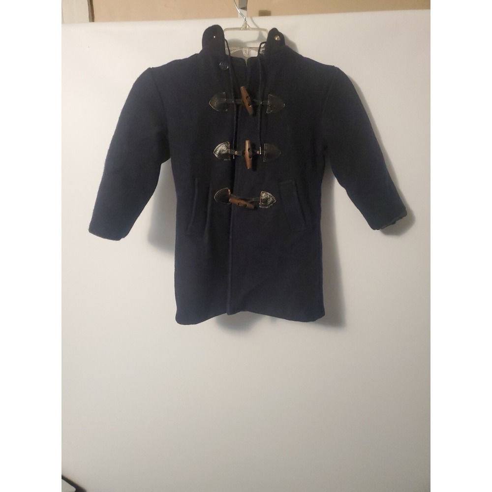 Carters Watch the Wear Girls‎ Wool Coat Black Size 6 Zipper Button Up